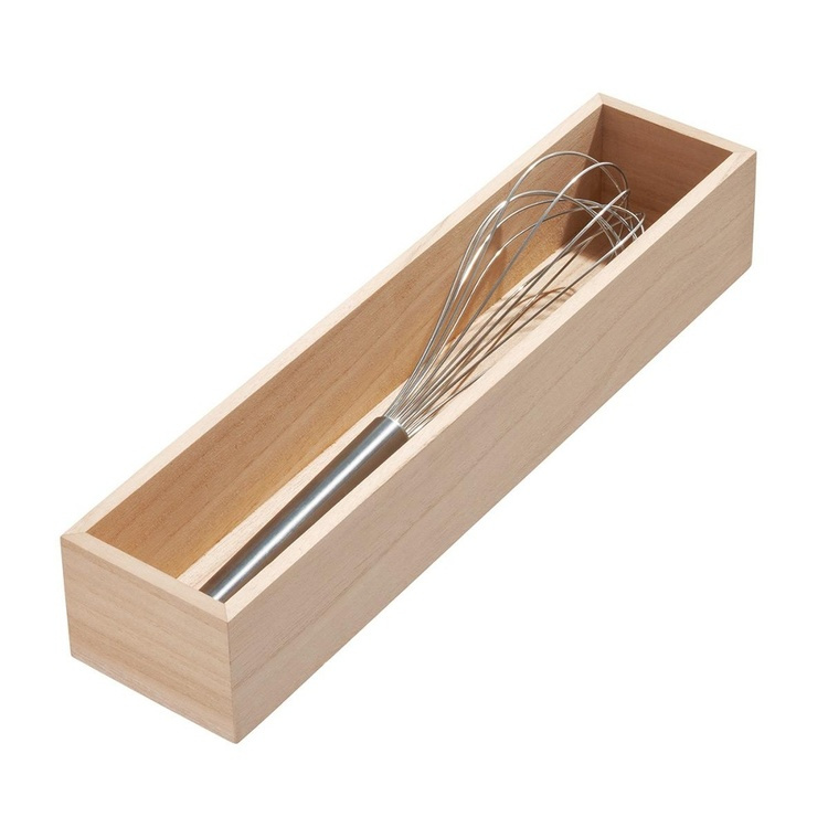 Skuffeindsats i træ, 38x8,6 cm, iDesign i gruppen Opbevaring / Køkkenopbevaring hos SmartaSaker.se (40692)