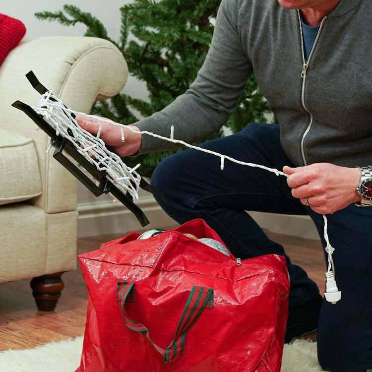 Säilytyslaukku 3 johdinkelaan, 44x15x30 cm i gruppen Højtider / Advent og jul hos SmartaSaker.se (40732)