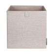 Opbevaringskube i stof, Bigso, Beige