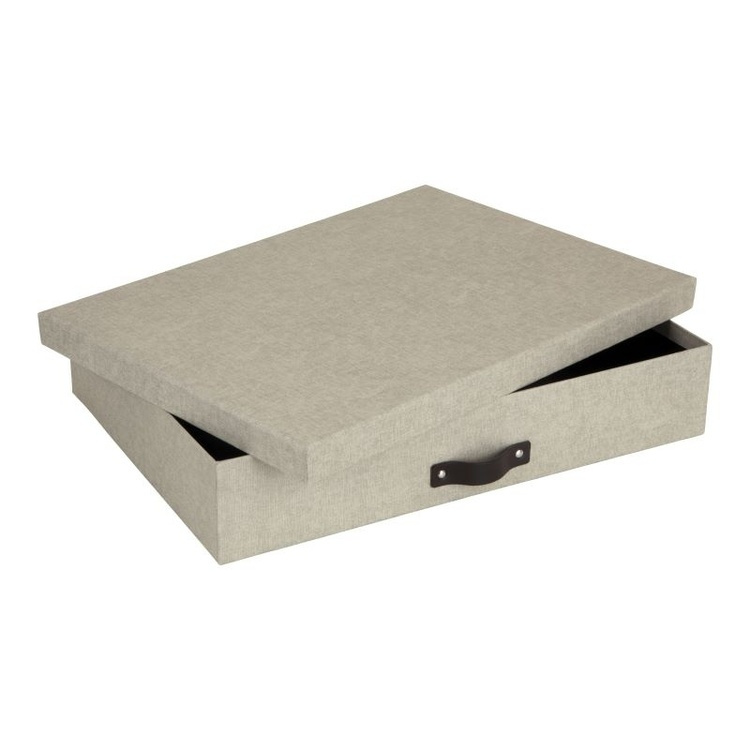 Opbevaringskasse A3, Sverker canvas, Bigso, Beige i gruppen Opbevaring / Opbevaringskasser / Bigso opbevaringskasser hos SmartaSaker.se (40781)