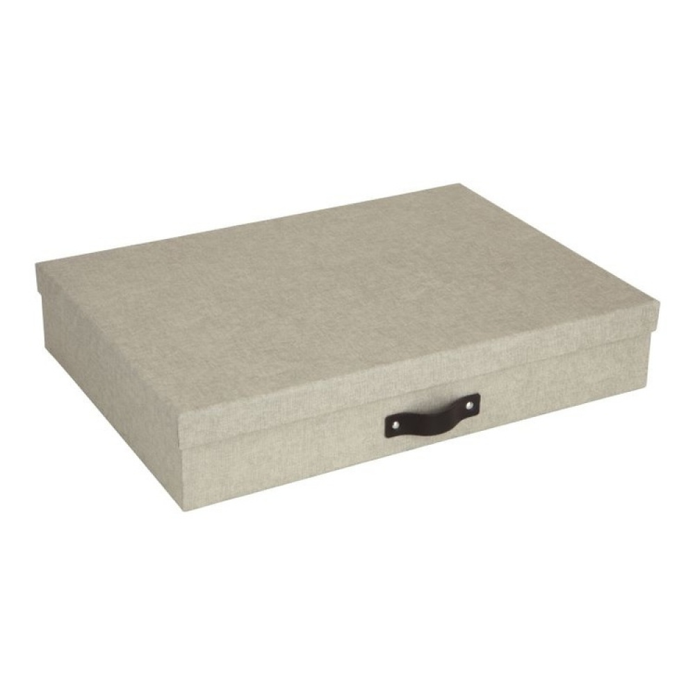 Opbevaringskasse A3, Sverker canvas, Bigso, Beige i gruppen Opbevaring / Opbevaringskasser / Bigso opbevaringskasser hos SmartaSaker.se (40781)