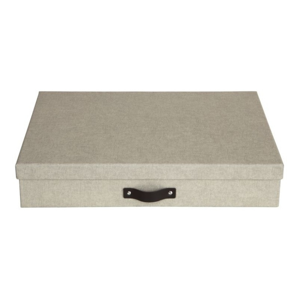 Opbevaringskasse A3, Sverker canvas, Bigso, Beige i gruppen Opbevaring / Opbevaringskasser / Bigso opbevaringskasser hos SmartaSaker.se (40781)