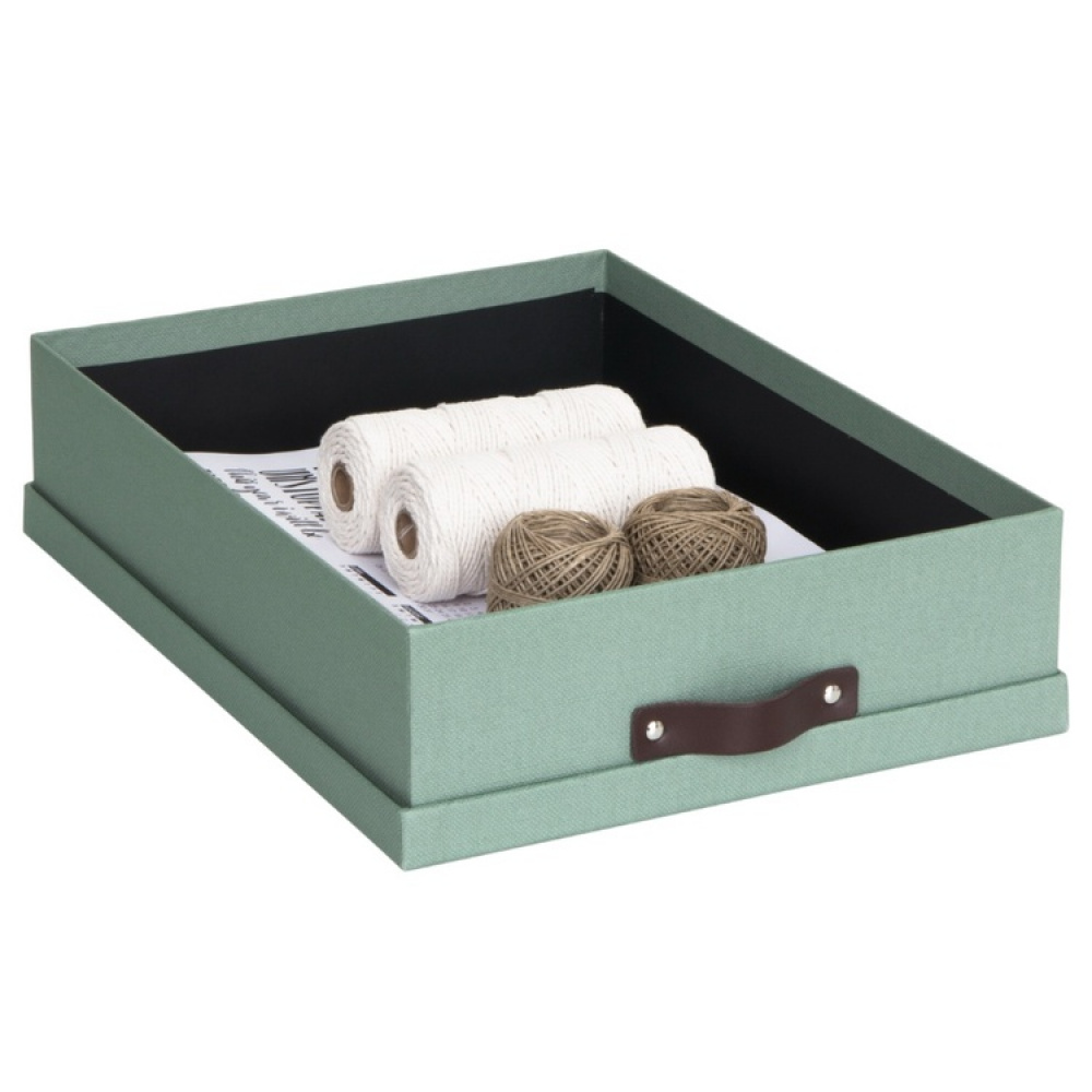 Opbevaringsboks A4, Oskar canvas, Bigso, Lysegrå i gruppen Opbevaring / Opbevaringskasser / Bigso opbevaringskasser hos SmartaSaker.se (40785)