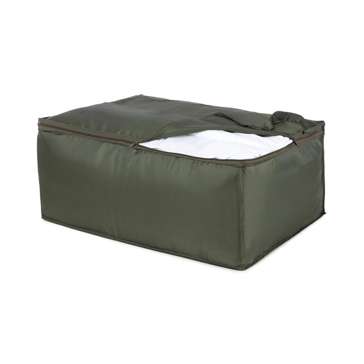 Opbevaringsboks af genanvendt plast, Blød, ECOLOGICAL GREEN, 70 x 50 x H 30 cm, Grøn i gruppen Opbevaring / Opbevaringskasser hos SmartaSaker.se (40789)