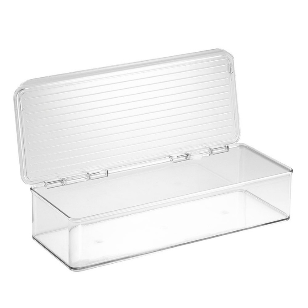 Opbevaringskasse med låg, 34x15x7,7 cm i gruppen Opbevaring / Køkkenopbevaring / Organiser køkkenskabe hos SmartaSaker.se (40826)