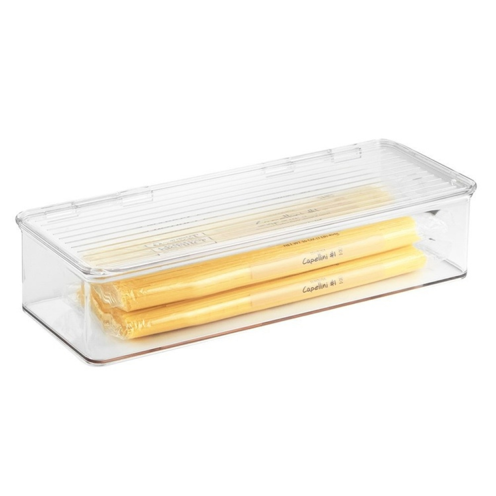 Opbevaringskasse med låg, 34x15x7,7 cm i gruppen Opbevaring / Køkkenopbevaring / Organiser køkkenskabe hos SmartaSaker.se (40826)