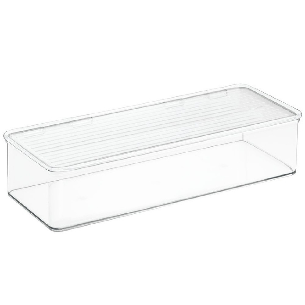 Opbevaringskasse med låg, 34x15x7,7 cm i gruppen Opbevaring / Køkkenopbevaring / Organiser køkkenskabe hos SmartaSaker.se (40826)