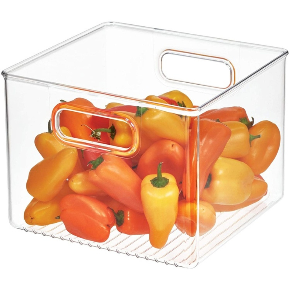 Kvadratisk opbevaringskasse til køleskab, 20x20 cm i gruppen Opbevaring / Køkkenopbevaring / Opbevaringsbeholdere hos SmartaSaker.se (40839)