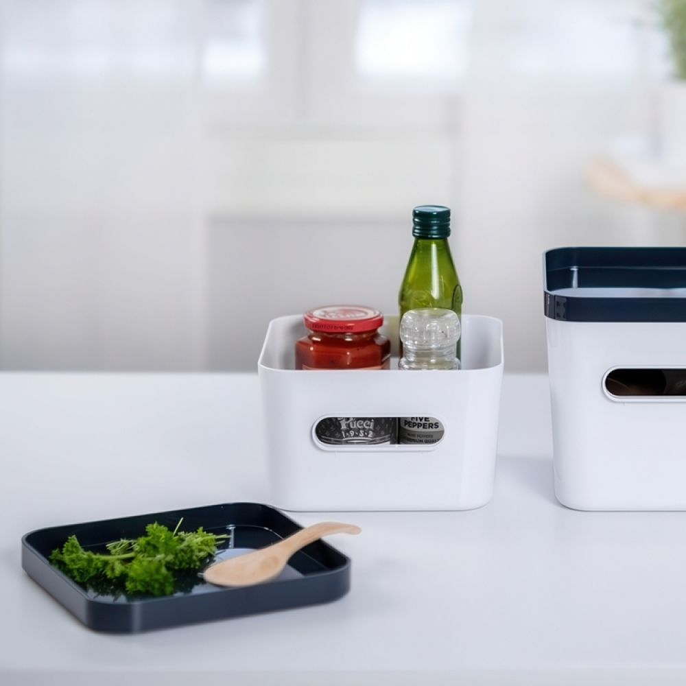 Åben kvadratisk opbevaringskasse 3,6 L, SmartStore i gruppen Opbevaring / Opbevaringskasser / SmartStore opbevaringskasser hos SmartaSaker.se (40855)