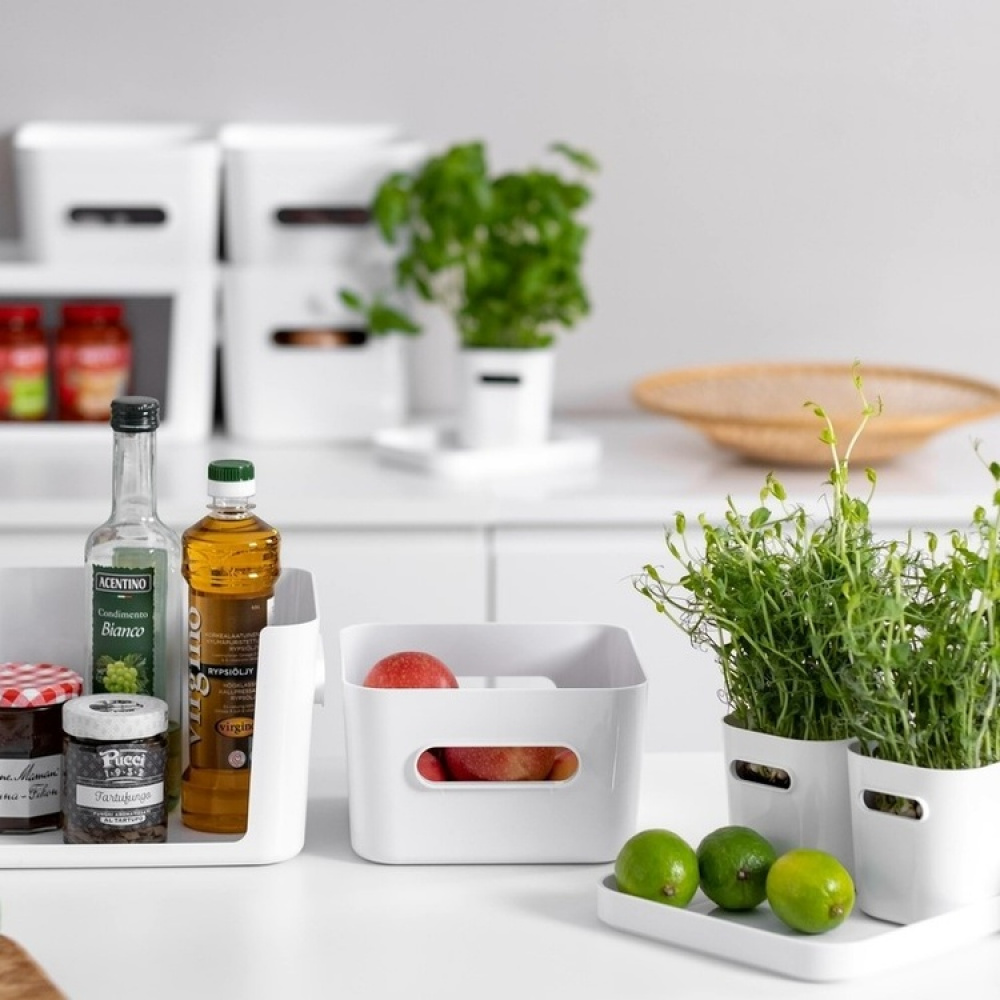 Åben kvadratisk opbevaringskasse 3,6 L, SmartStore i gruppen Opbevaring / Opbevaringskasser / SmartStore opbevaringskasser hos SmartaSaker.se (40855)