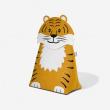 Opbevaringspose til børneværelset, Tiger
