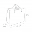 Opbevaringspose 90L, Bigso, Beige