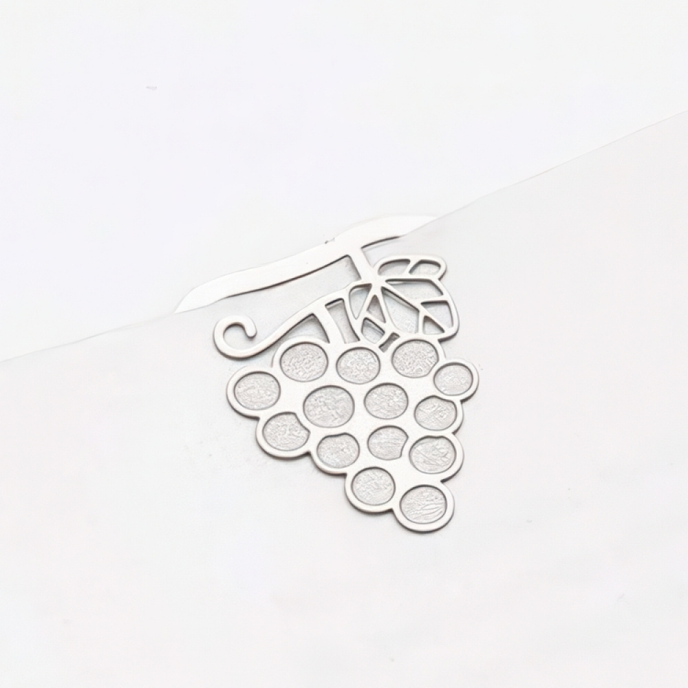 Clips formet som frugter E-CLIPS - FRUIT, 16 stk., Midori, Sølv i gruppen Opbevaring / Kontorartikler hos SmartaSaker.se (40992)