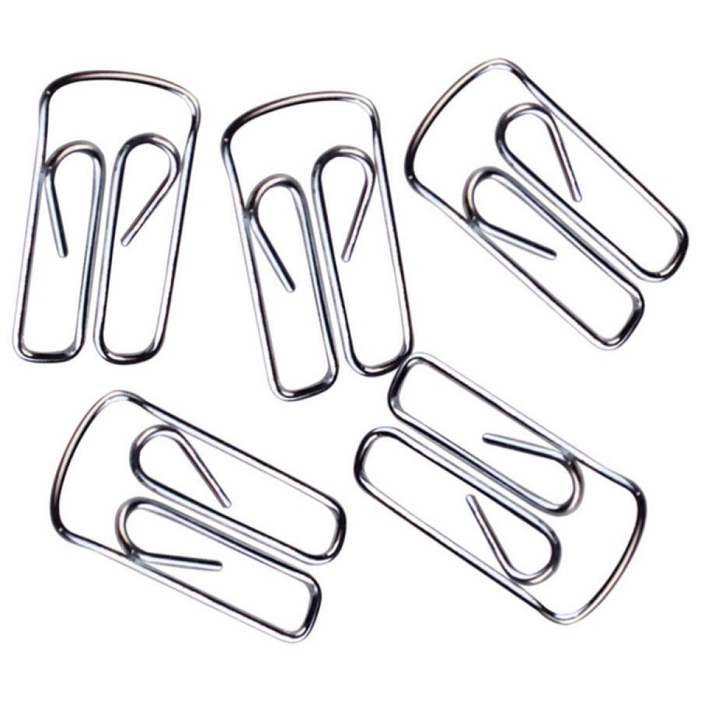 Clips i metal, 100 stk., OWL, 2,7 cm, Sølv i gruppen Opbevaring / Kontorartikler hos SmartaSaker.se (40996)