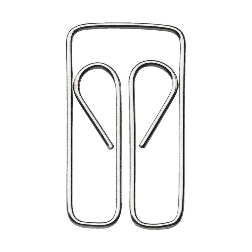 Clips i metal, 100 stk., OWL, 2,7 cm, Sølv i gruppen Opbevaring / Kontorartikler hos SmartaSaker.se (40996)