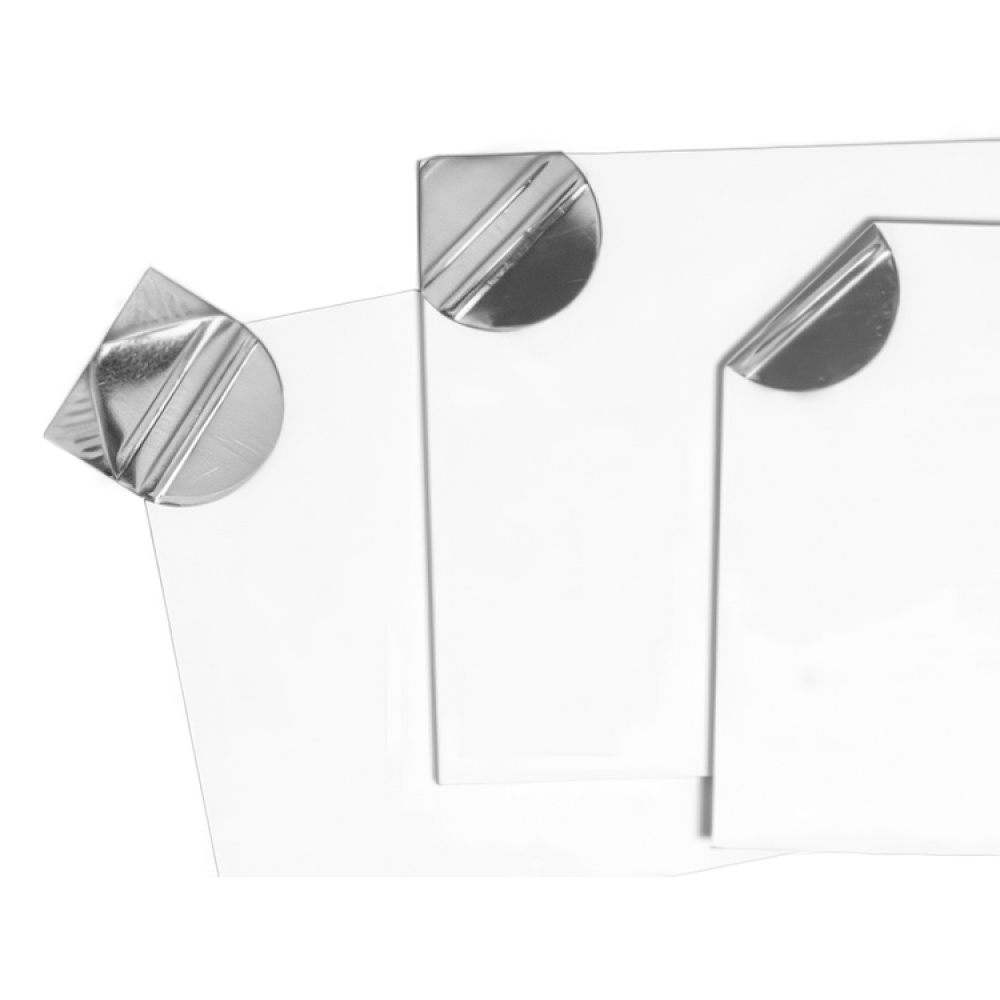 Clips, 100 stk., ALUMINIUM CORNER CLIPS i gruppen Opbevaring / Kontorartikler hos SmartaSaker.se (40999)