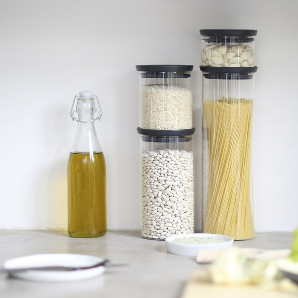 Glaskrukke 1,9L, Brabantia i gruppen Opbevaring / Køkkenopbevaring / Opbevaringsbeholdere / Brabantia opbevaringskrukker hos SmartaSaker.se (41006)