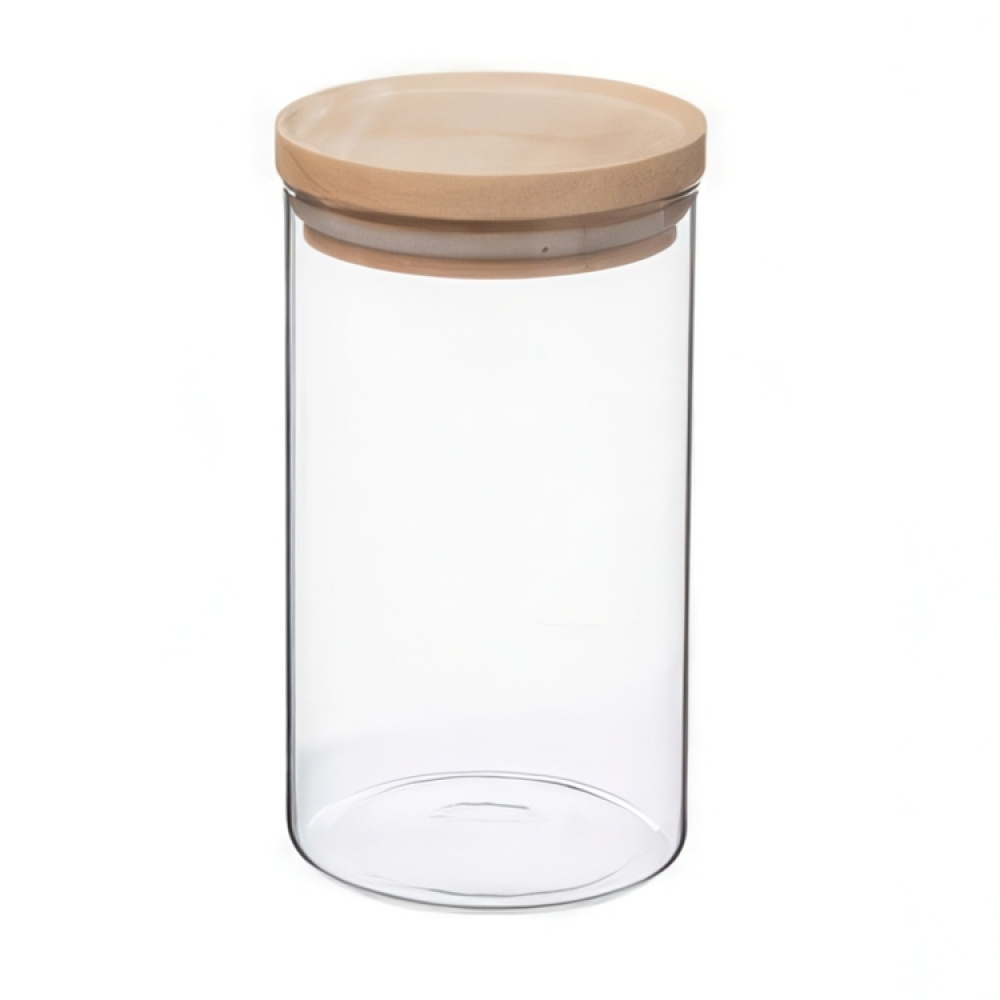 Rund opbevaringsglas 1L, 5five i gruppen Opbevaring / Køkkenopbevaring / Opbevaringsbeholdere hos SmartaSaker.se (41014)