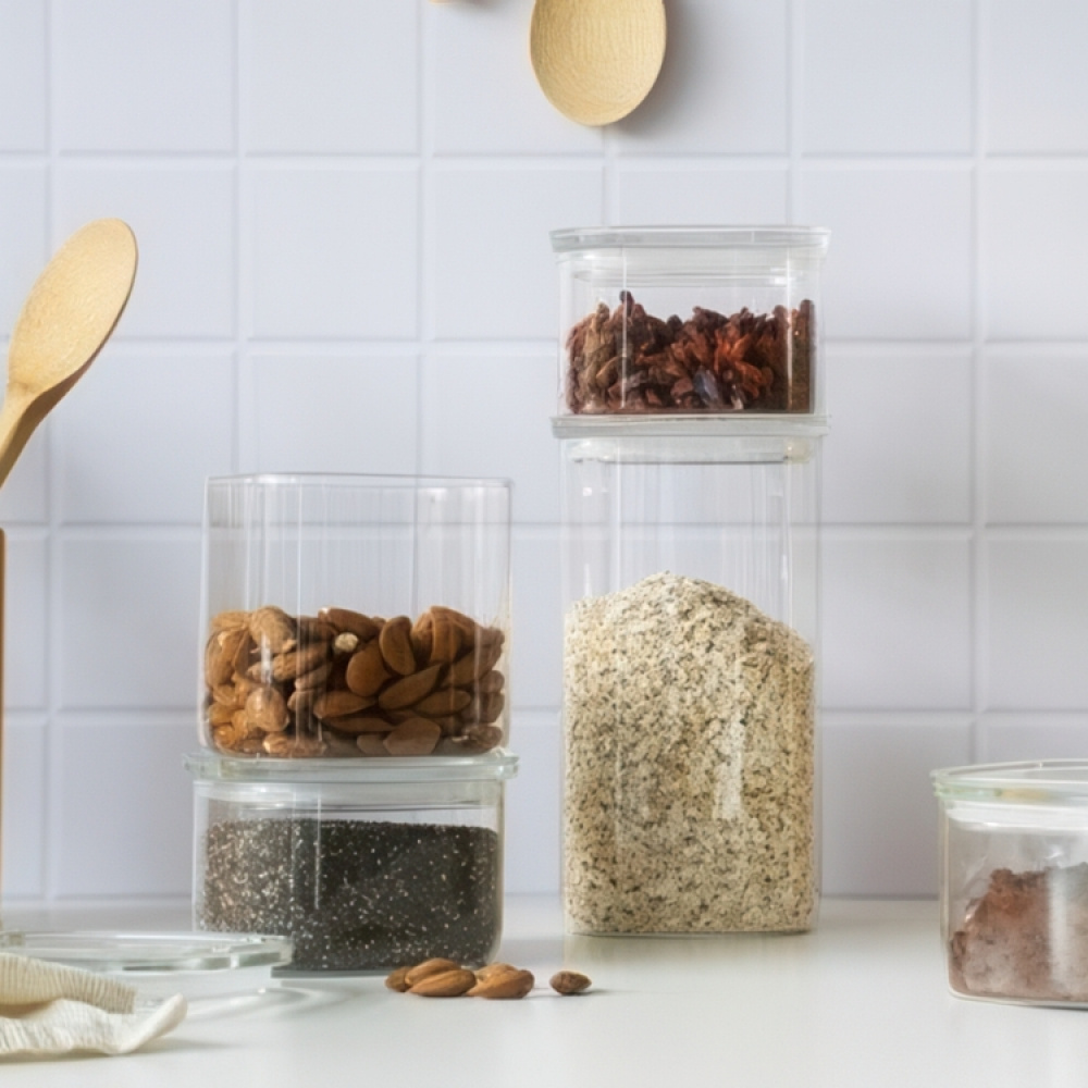 Opbevaringsglas 1,4 L, Pebbly i gruppen Opbevaring / Køkkenopbevaring / Opbevaringsbeholdere hos SmartaSaker.se (41017)
