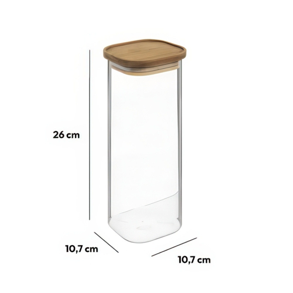 Opbevaringskrukke i glas 2L, 5five i gruppen Opbevaring / Køkkenopbevaring / Opbevaringsbeholdere hos SmartaSaker.se (41019)