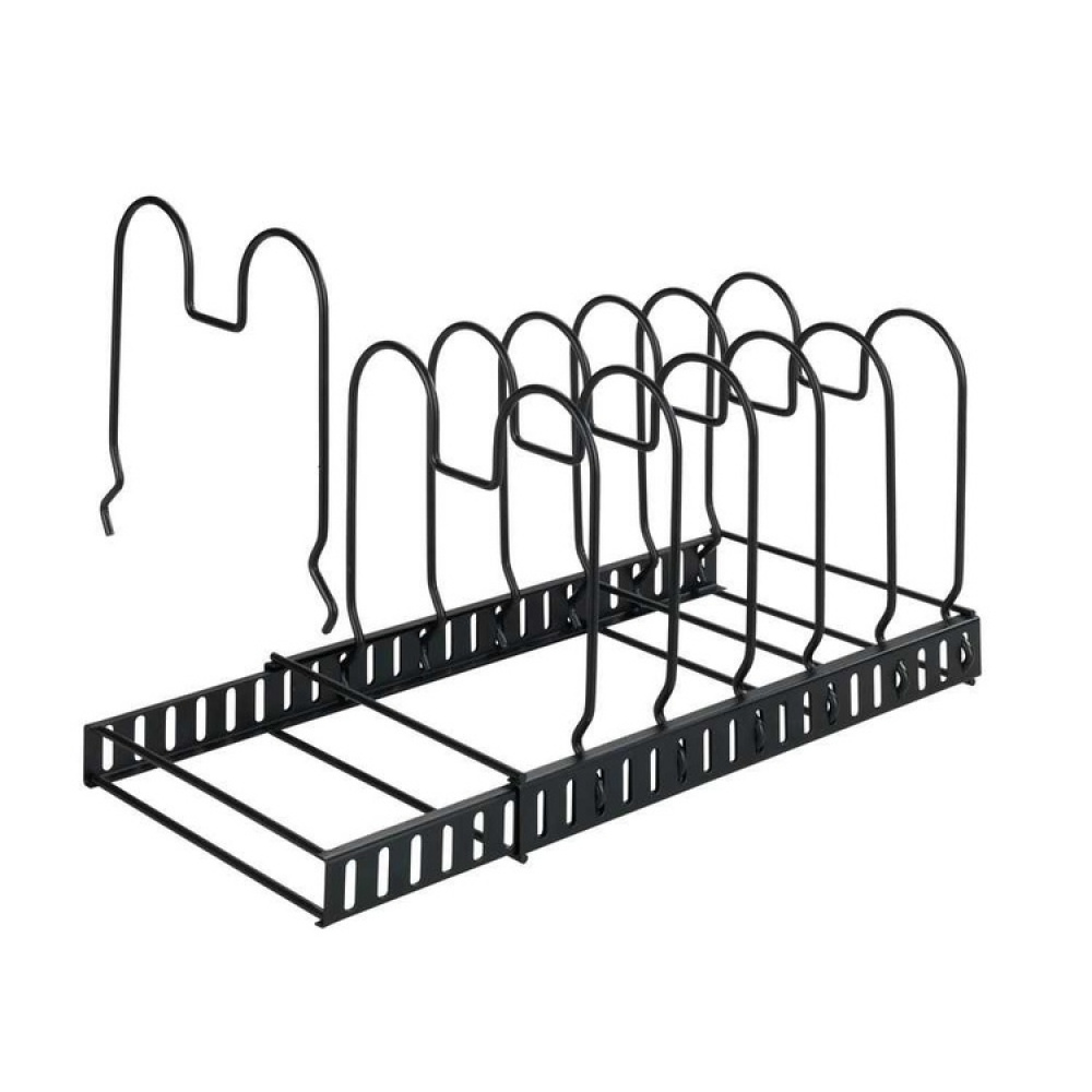 Justerbar opbevaring til stegepander, 30-57 cm i gruppen Opbevaring / Køkkenopbevaring / Organiser køkkenskabe hos SmartaSaker.se (41043)
