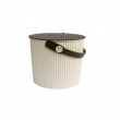 Spand med låg 10L, Omnioutil, Beige/Brun