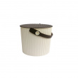 Spand med låg 8L, Omnioutil, Beige/Brun