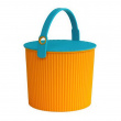Spand med låg 20L, Omnioutil, Orange/Turkis