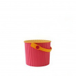 Spand med låg 4L, Omnioutil, Cerise/Orange