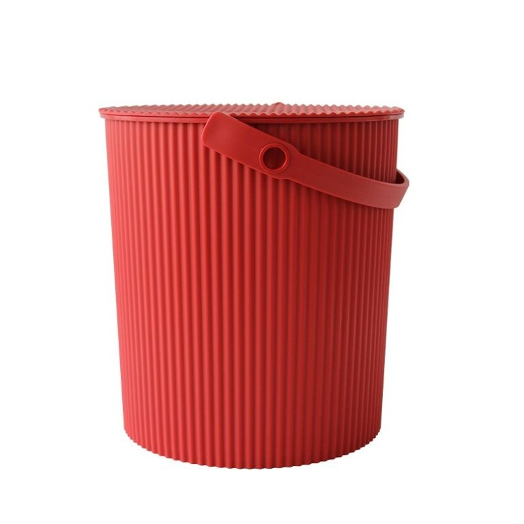 Spand med låg 20L, Omnioutil, Rød i gruppen Opbevaring / Lager- og garageopbevaring / Kurve og spande hos SmartaSaker.se (41132)