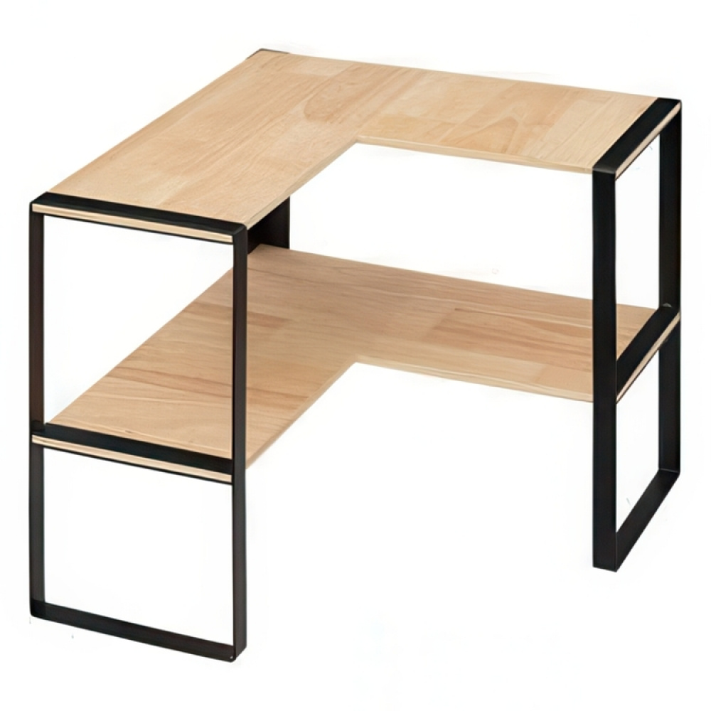 Hjørnehylde 2 niveauer, 40x40x35 cm i gruppen Opbevaring / Køkkenopbevaring / Organiser køkkenskabe hos SmartaSaker.se (41168)