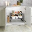 Justerbar opbevaringshylde under vask, 45-80 cm