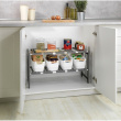 Justerbar opbevaringshylde under vask, 45-80 cm