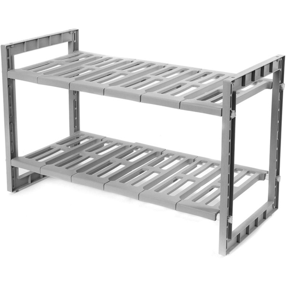 Justerbar opbevaringshylde under vask, 48-85 cm i gruppen Opbevaring / Køkkenopbevaring / Organiser køkkenskabe / Under vask opbevaring hos SmartaSaker.se (41175)