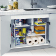 Justerbar opbevaringshylde under vask, 41-70 cm