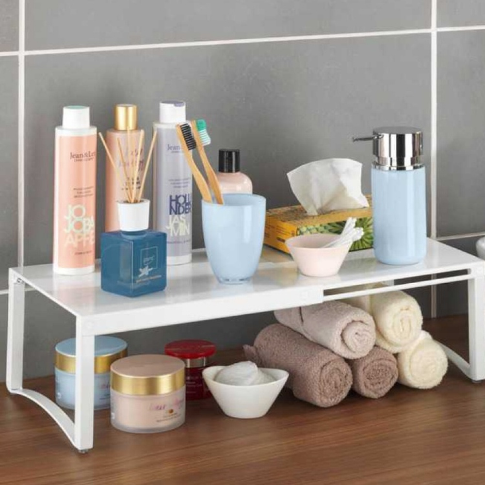 Udtrækkelig indsatshylde i metal, 30-54 cm i gruppen Opbevaring / Køkkenopbevaring / Organiser køkkenskabe hos SmartaSaker.se (41179)