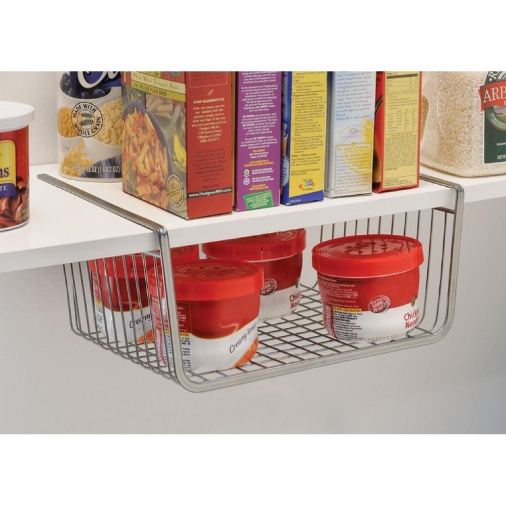 Hængekurv i metal, 33 cm, iDesign i gruppen Opbevaring / Køkkenopbevaring / Organiser køkkenskabe / Under hylde-opbevaring hos SmartaSaker.se (41308)