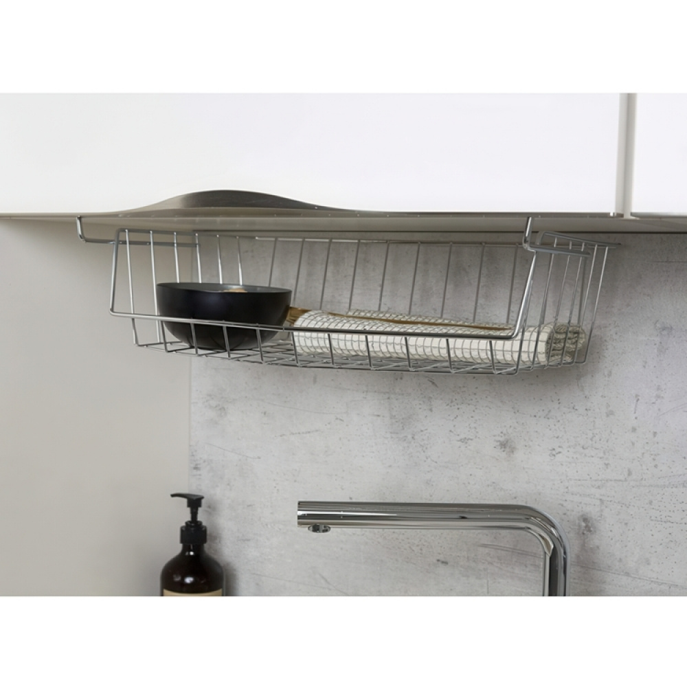 Hængende kurv i metal, 44x27x15 cm i gruppen Opbevaring / Køkkenopbevaring / Organiser køkkenskabe / Under hylde-opbevaring hos SmartaSaker.se (41310)