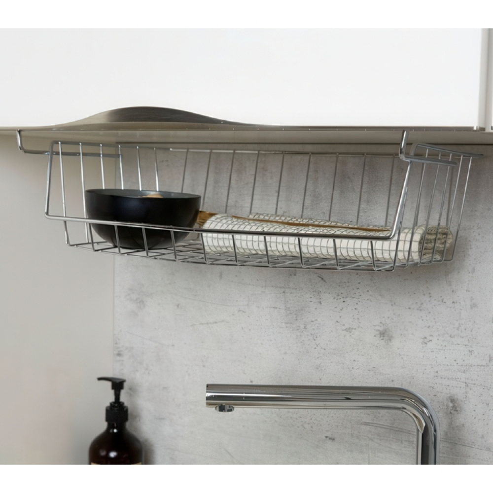 Hængende kurv i metal, 44x27x15 cm i gruppen Opbevaring / Køkkenopbevaring / Organiser køkkenskabe / Under hylde-opbevaring hos SmartaSaker.se (41310)