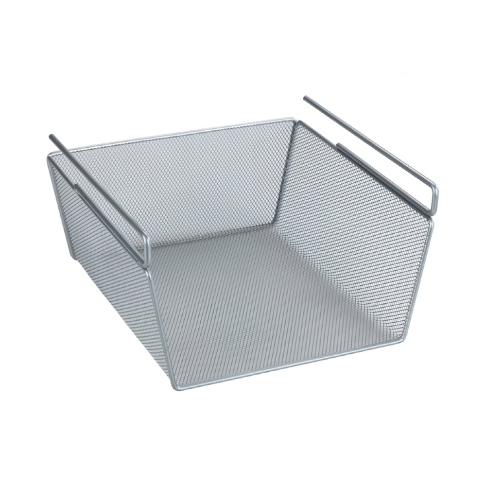 Hængende ekstra hylde i metal, 27,5x28x15 cm i gruppen Opbevaring / Køkkenopbevaring / Organiser køkkenskabe / Under vask opbevaring hos SmartaSaker.se (41312)