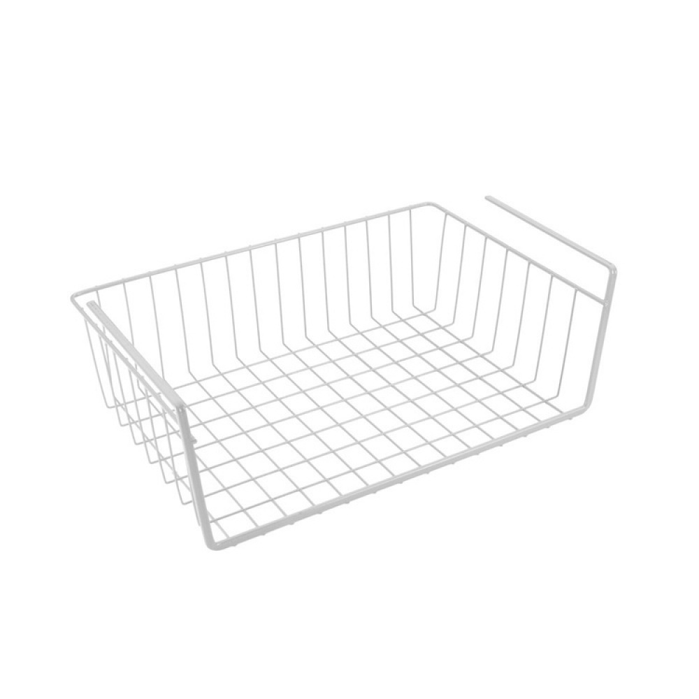 Hængende opbevaringskurv, 40 cm, Metaltex, Hvid i gruppen Opbevaring / Køkkenopbevaring / Organiser køkkenskabe / Under hylde-opbevaring hos SmartaSaker.se (41314)