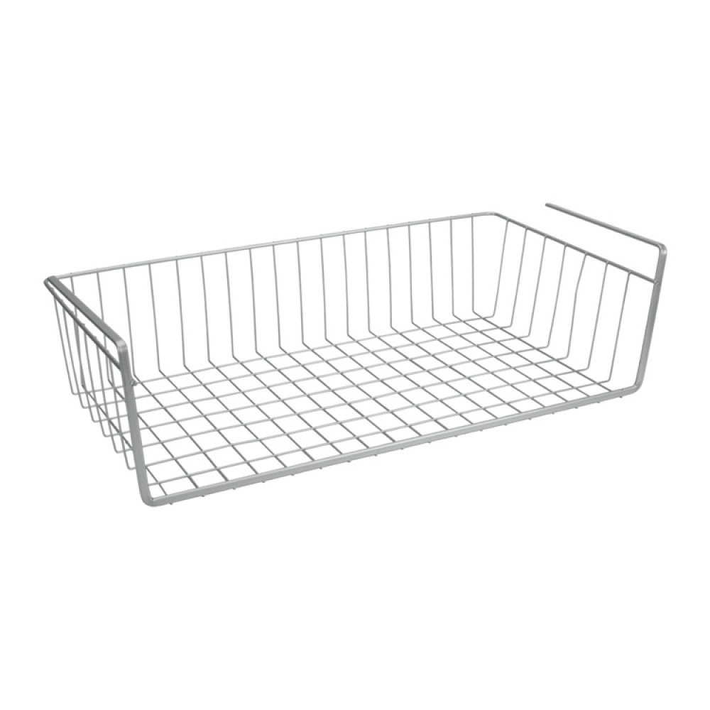 Hængende opbevaringskurv, 50 cm, Metaltex, Sølv i gruppen Opbevaring / Køkkenopbevaring / Organiser køkkenskabe / Under hylde-opbevaring hos SmartaSaker.se (41318)