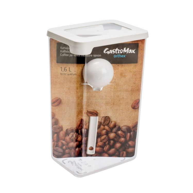 Kaffedåse med ske, Gastromax i gruppen Opbevaring / Køkkenopbevaring / Opbevaringsbeholdere / SmartStore opbevaringsbokse hos SmartaSaker.se (41345)
