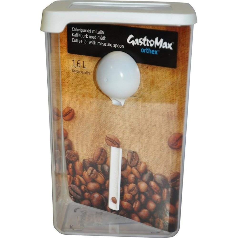 Kaffedåse med ske, Gastromax i gruppen Opbevaring / Køkkenopbevaring / Opbevaringsbeholdere / SmartStore opbevaringsbokse hos SmartaSaker.se (41345)