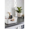 Opbevaringskurv i genbrugsplast 6L, SmartStore, Hvid