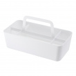 Kurv i metal, TOWER TOOL BOX, 30 x 15 x H 15 cm, Yamazaki, Hvid
