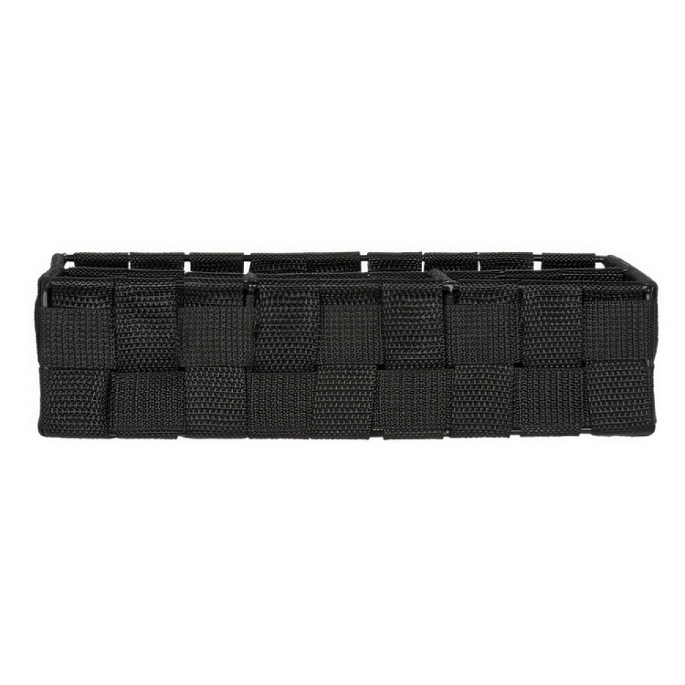 Kurv med 4 rum, ADRIA, Lille, 17 x 26 x H6,5 cm, sort i gruppen Opbevaring / Rengøringsopbevaring og affaldssortering / Rengøringskurve hos SmartaSaker.se (41487)