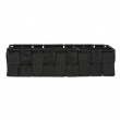 Kurv med 4 rum, ADRIA, Lille, 17 x 26 x H6,5 cm, sort