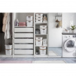 Opbevaringskurv i genbrugsplast 13L, SmartStore, Hvid