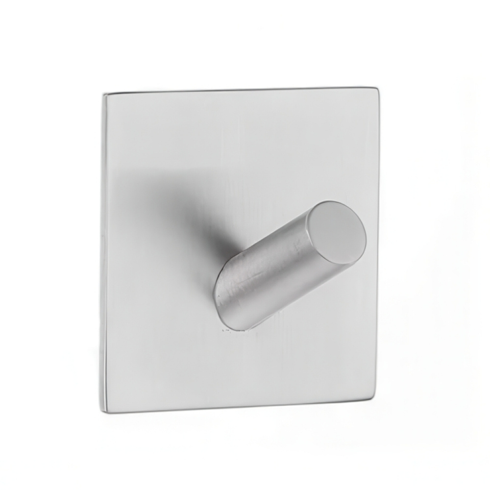 Selvklæbende enkeltkrog, Beslagsboden, Børstet i gruppen Opbevaring / Magneter og selvklæbende / Selvklæbende kroge hos SmartaSaker.se (41534)